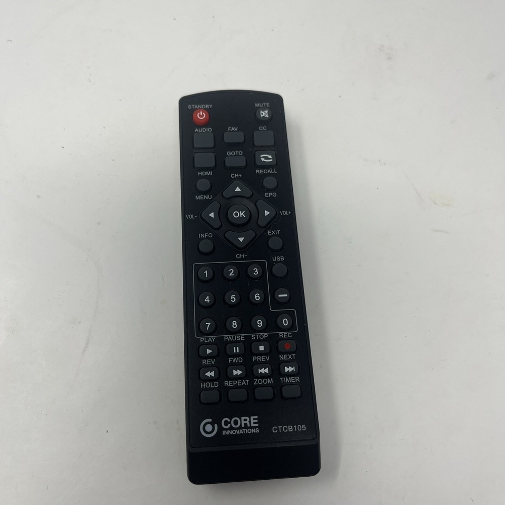 Core Innovations CTCB105 Remote Control for TV Converter DVR Box Tested